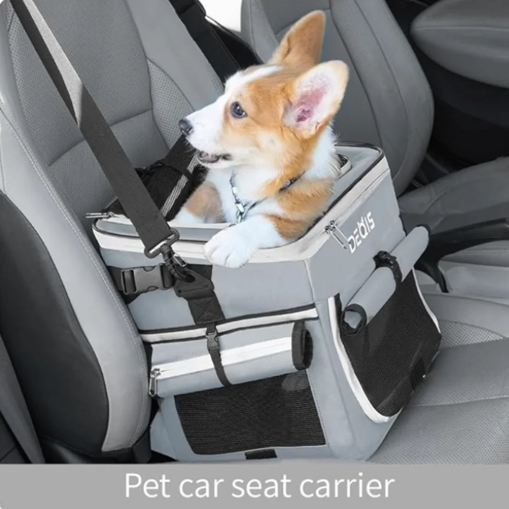 DEQIS Dog/Cat Travel bag- pet carrier- bike basket for small pets